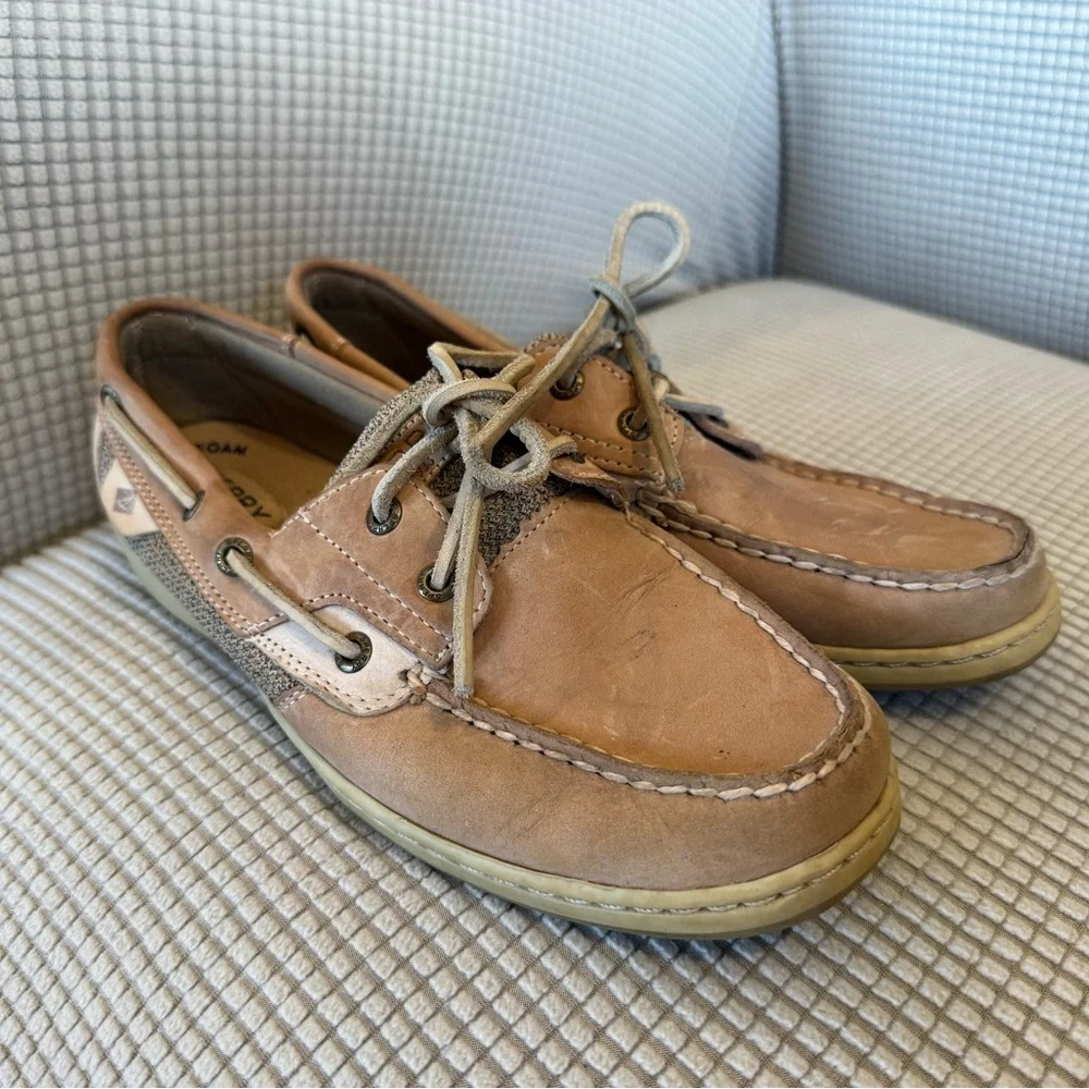 Sperry‎ Women's Tan Boat Shoes, Size 8.5